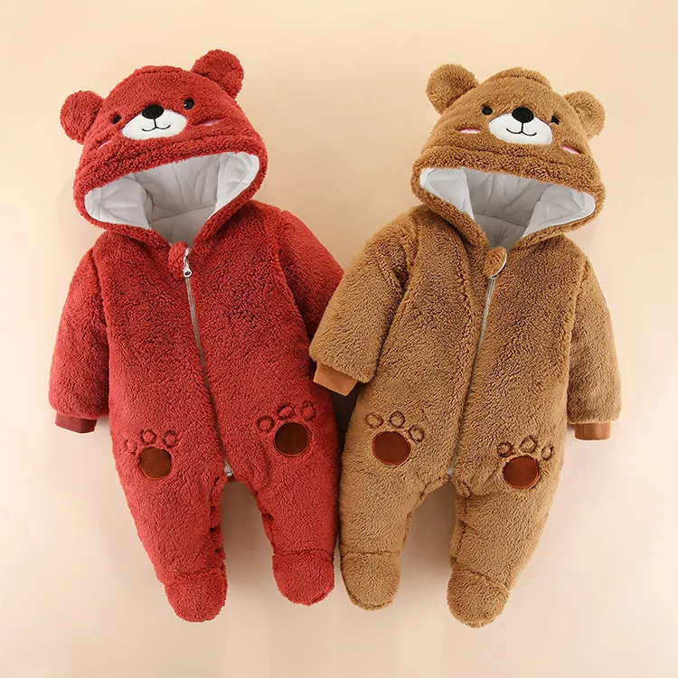 新生婴儿衣服连体衣秋冬套装网红加厚保暖男女宝宝外出抱衣冬装潮