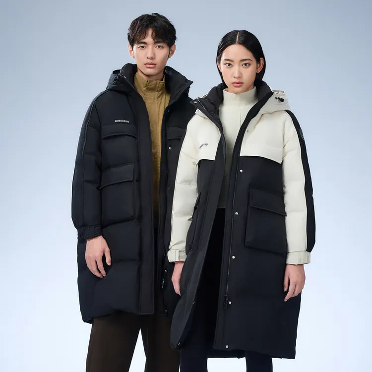 波司登【商场同款】运动时尚户外工装情侣中长款冬羽绒服5910DY
