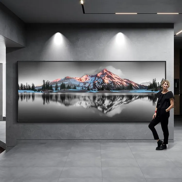 黑白工业风装饰画客厅现代简约沙发背景墙壁挂画餐厅墙面卧室床头