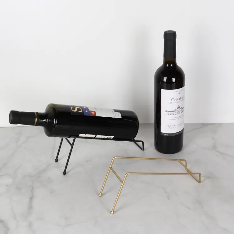 简约创意金属红酒架啤酒架展示架酒吧桌面酒架家居酒具摆件架子