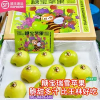 糖宝瑞雪苹果新鲜水果7-9颗箱新品纯脆甜口青苹果比王林好吃