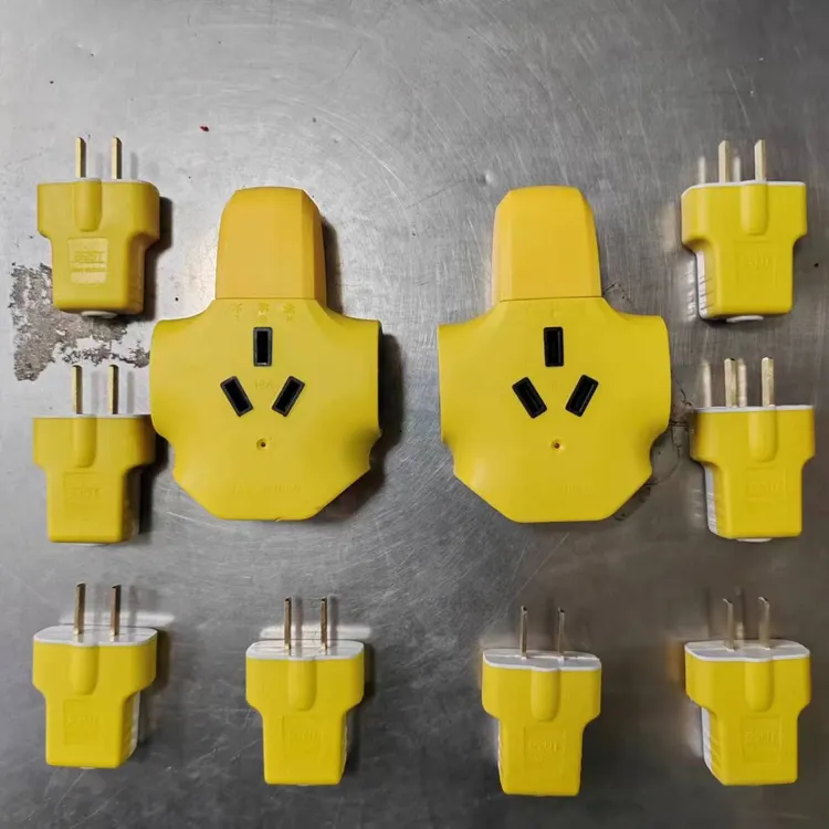 纯铜包胶一体铜高品质插座插头10样