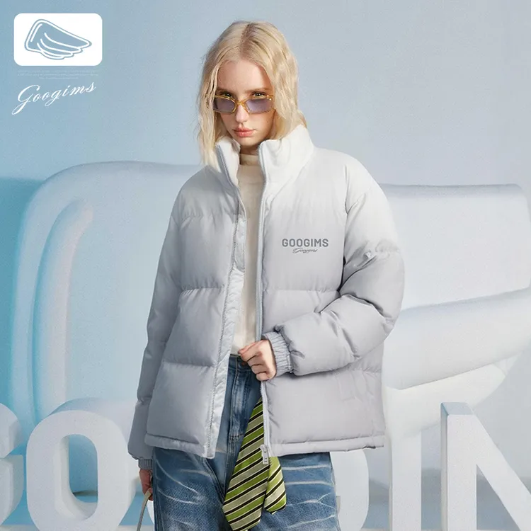 Googims渐变棉衣秋冬立领加厚情侣冬装防寒保暖面包服GSK4601