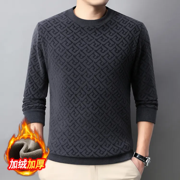 培蒙冬季新款加绒加厚男士休闲爆款男士男士秋冬保暖加绒卫衣