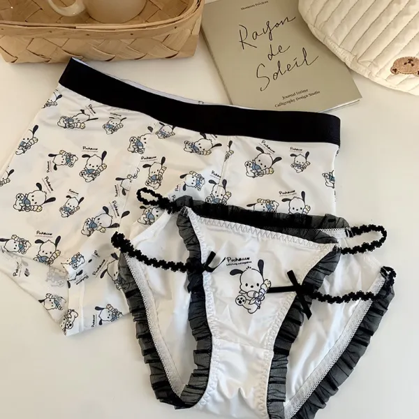 情侣内裤～软妹二次元可爱猫时尚情侣款一男一女送男女朋友见面礼