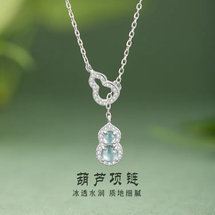 坠链均925银 福气葫芦纯银项链女2024爆款送女友闺蜜节日生日礼物