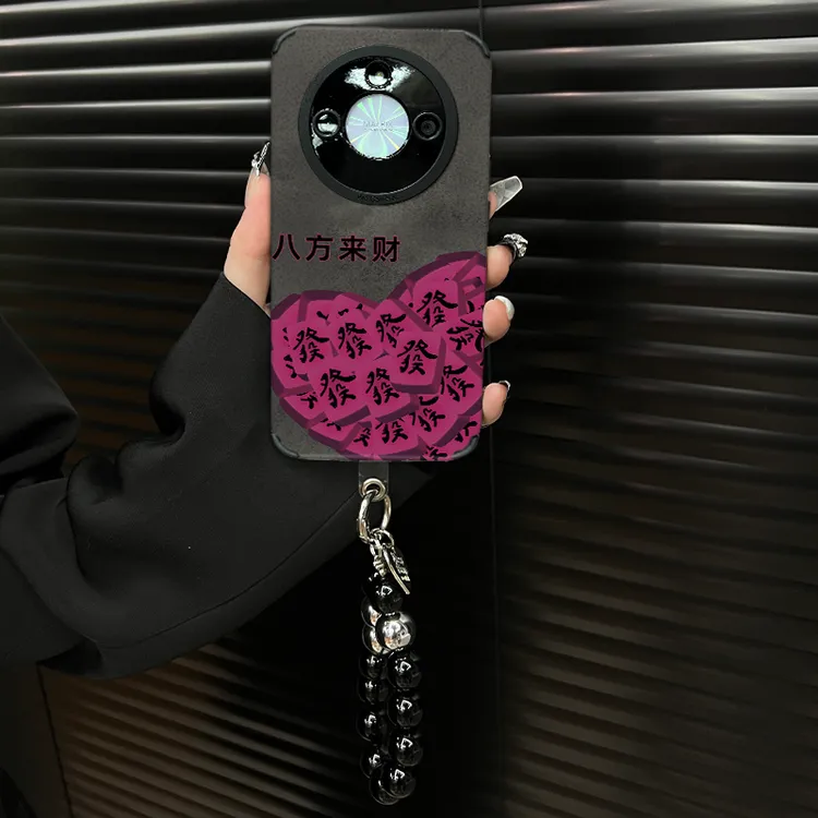 适用【华为荣耀x50】ins风秋冬皮质软壳全包创意个性网红手机壳女款