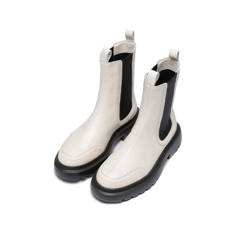 未使用 BALLY/巴利 女士厚底靴子短靴 GINNY FLAT