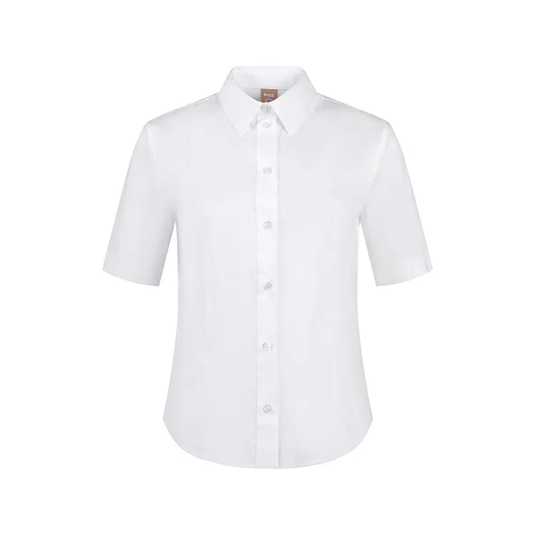 未使用 HugoBoss/雨果博斯 女士修身版短袖衬衫 50474329