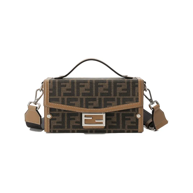 未使用 FENDI/芬迪 男包 男士手提单肩斜挎包盒子包 7VA565 AFBV