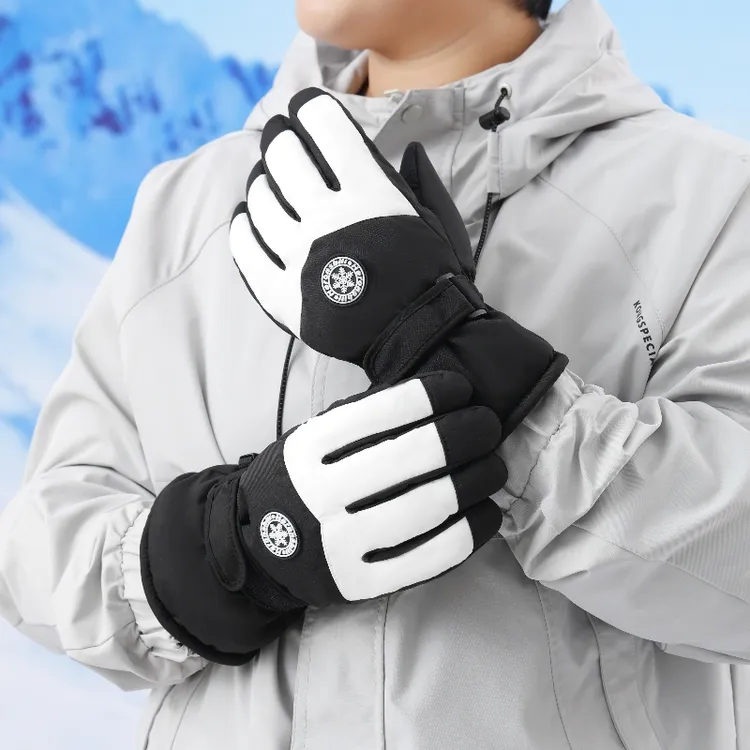 单双板滑雪手套户外登山耐磨防水男女冬季防寒加厚保暖可触屏手套