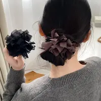 【巴黎王妃】8厘米时尚优雅气质半扎全扎蝴蝶结抓夹