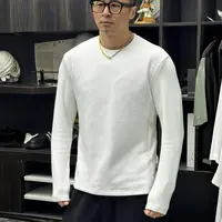 可轻柔机洗鹅绒T恤情侣同款（Y6803）