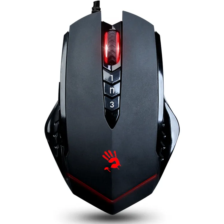 双飞燕血手幽灵BloodyV8M有线鼠标宏编程适用csgo/吃鸡PUBGfps