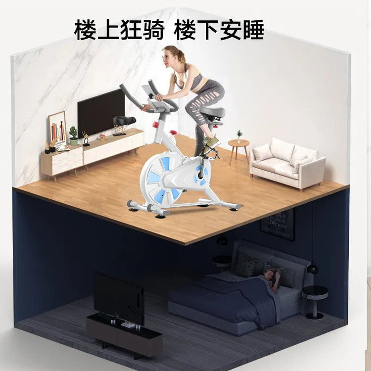 颜值新升级动感单车厂家直销健身室内家用小型器材静音磁控自行车