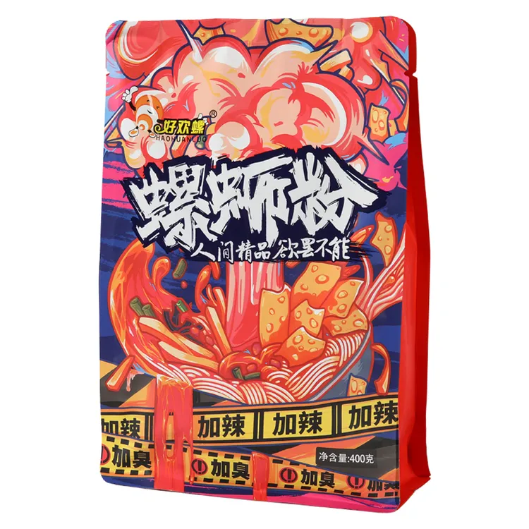 好欢螺 螺蛳粉加辣加臭400g*5袋柳州升级鲜香方便速食夜宵