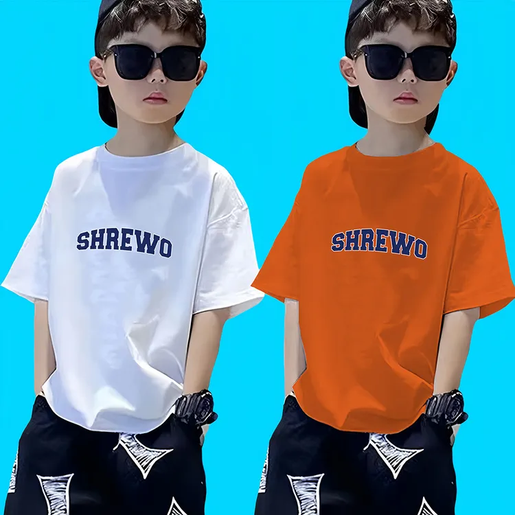 童装男童短袖t恤纯棉儿童夏装洋气休闲百搭半袖上衣小男孩短袖T恤