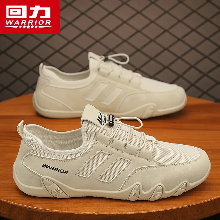 回力户外登山鞋男2025新款冬季透气网面徒步运动软底休闲百搭潮鞋