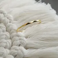 钛钢戒指 不掉色简约个性水波纹戒指超细三角切面尾戒食指戒B101