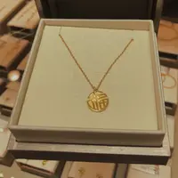 钛钢项链 不掉色轻奢高级感福牌项链百搭简约福字锁骨链A608