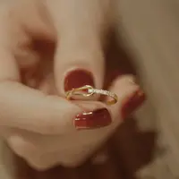 钛钢戒指 不掉色新款韩版鲁伯特之泪戒指百搭个性食指戒Y040