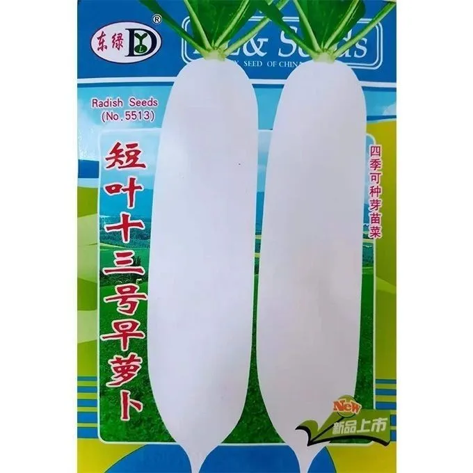 短叶十三白萝卜种子春秋播种蔬菜籽长白萝卜孑四季特大白萝卜种籽