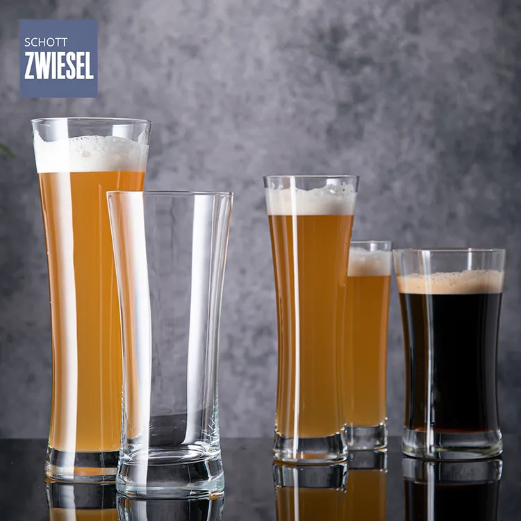 德国肖特SCHOTT ZWIESEL进口水晶玻璃精酿啤酒杯小麦啤酒杯黑啤杯