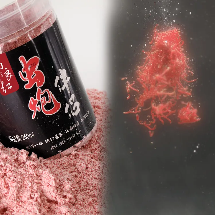 虫炮伴侣 配合动植物蛋白及诱鱼