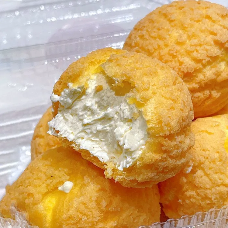 网红泡芙奶油牛奶爆浆麻薯营养蛋糕夹心面包早餐零食代餐学生食品