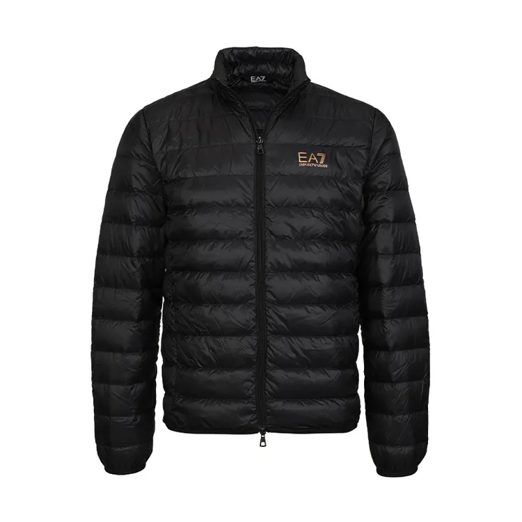 Emporio Armani/安普里奥·阿玛尼黑色立领进口新款男羽绒服12090