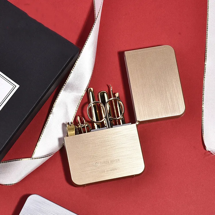 777（THREE SEVEN）指甲刀套装 指甲剪指甲钳指甲锉挖耳勺神器7件套