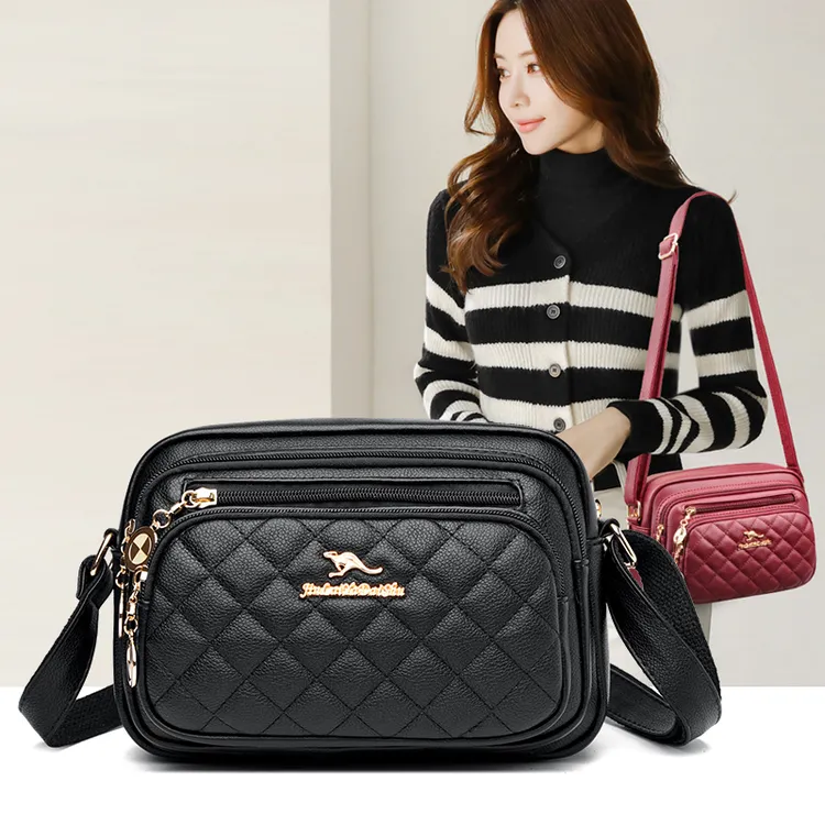 品牌专柜时尚女包2025新款潮女士中年单肩斜挎包妈妈礼物百搭包包
