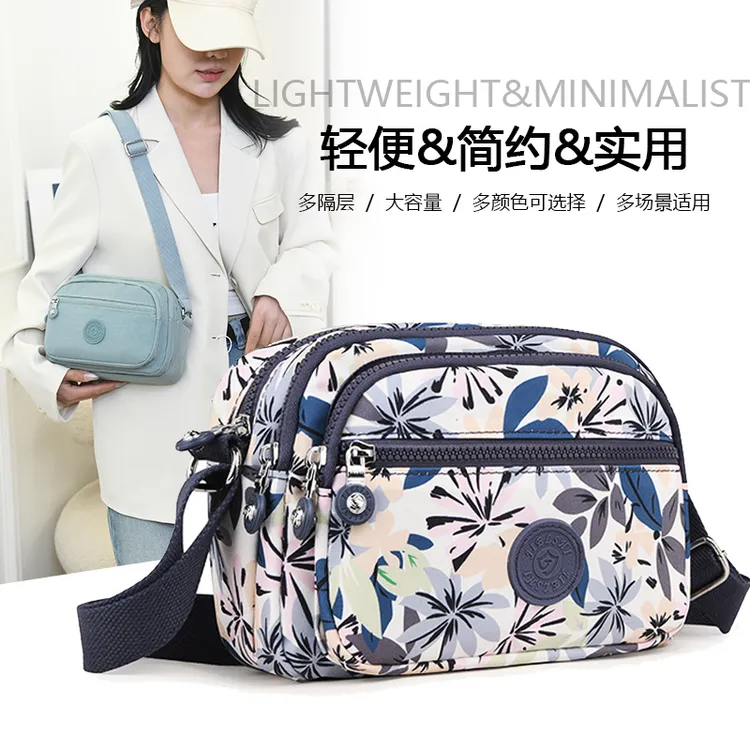 (1092)牛津布包女小巧枕头包春夏季新款斜挎包帆布防水单肩女小包