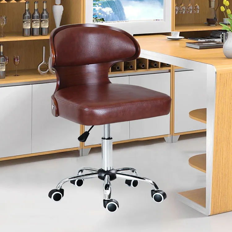 家用书房椅小电脑椅子实木升降靠背椅舒适学习椅旋转收银化妆凳子