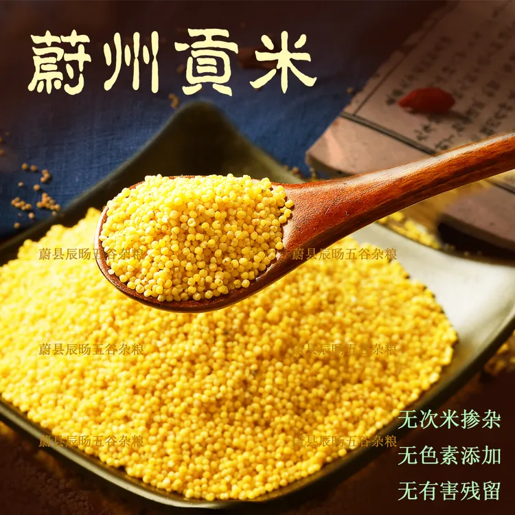 【蔚字牌】正宗蔚县小米5斤（实惠装）熬粥食用黄小米粘稠米油月子米