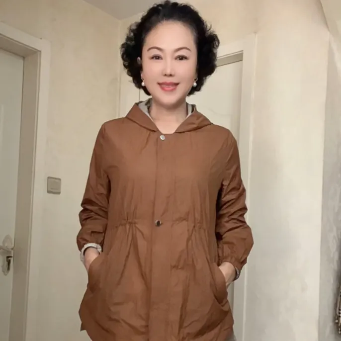 【兰姐推荐】雅·两面穿连帽薄款休闲外套