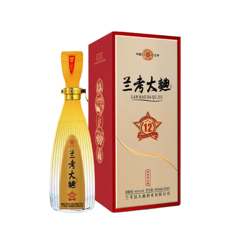 兰考大曲12优质白酒佳酿经典原浆浓香型古法香醇46度480ml+20ml