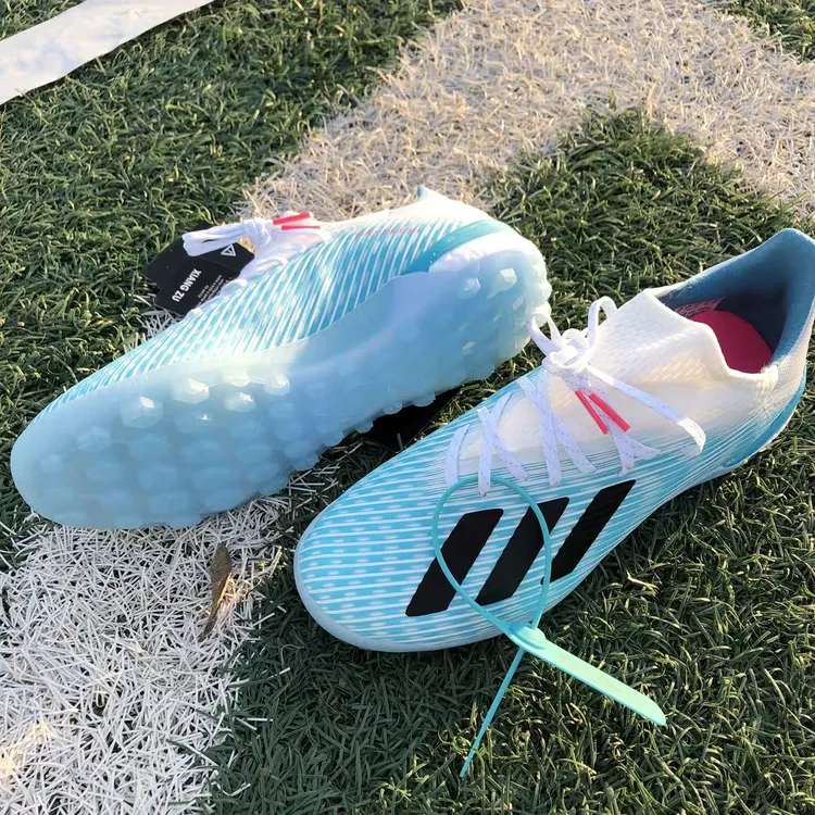 BOOST真爆大底X19.1足球鞋男碎钉AG长钉TF短钉低帮女青少年训练鞋