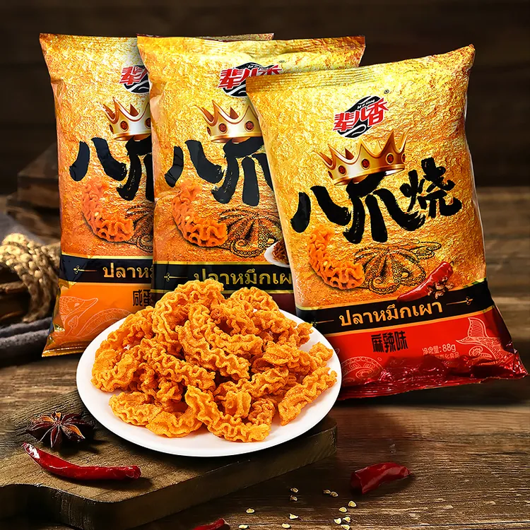 【辈儿香】童年回忆开袋即食美味办公室小零食 88g八爪烧 3袋/6袋