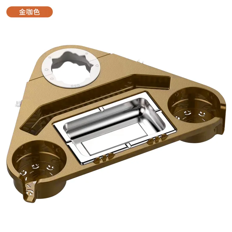 麻将机茶几棋牌室酒店茶楼会所麻将馆烟灰缸茶水架杯托茶几