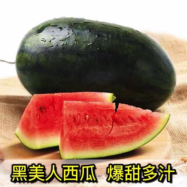 广西黑美人西瓜 西瓜 当季西瓜新鲜应季水果时令水果整箱包红包甜