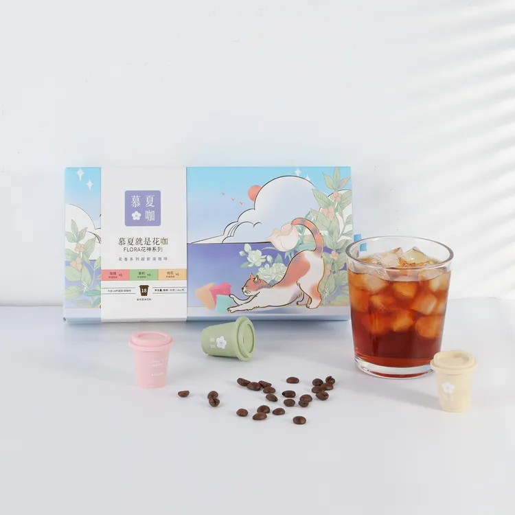 慕夏花咖进口花香冻干速溶黑咖啡