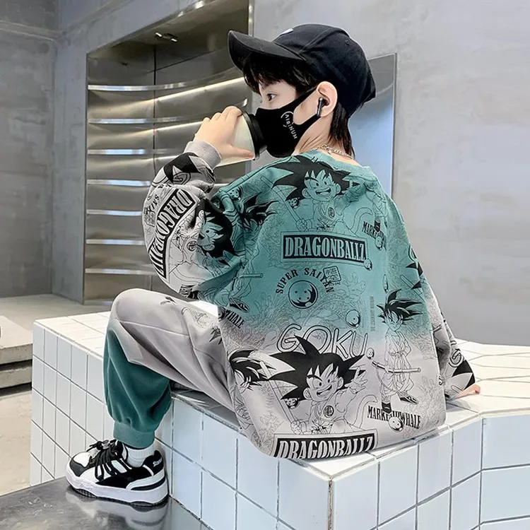 儿童装男童秋装套装春秋款2025新款男孩运动酷卫衣秋季6-12岁潮款