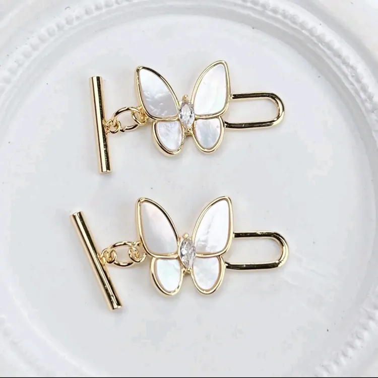 DIY手工手串 高保扣头 配件  手工串珠 扣头 高保吊坠 双吊 多吊