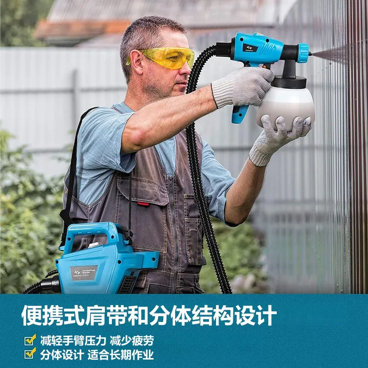 辛万48h发货800W大功率喷涂机分体喷涂装修油漆水性漆雾化喷漆机