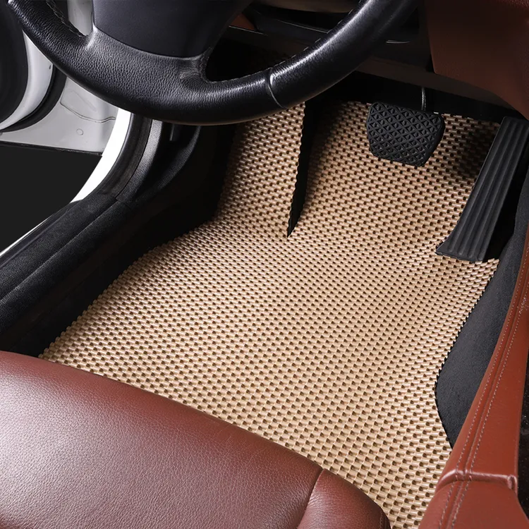 前排单片乳胶橡胶滚珠正主驾驶可裁剪耐磨防滑水通用专用汽车脚垫