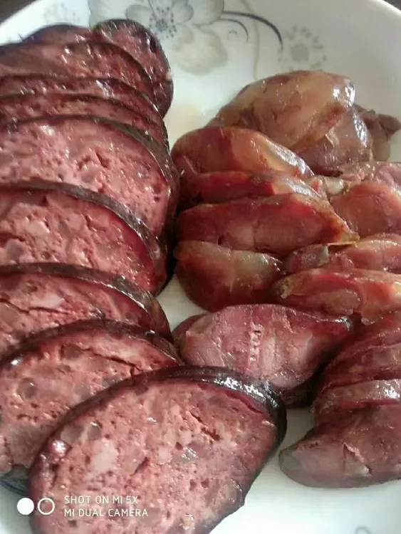 云南大理猪肉豆腐血肠，煮， 蒸，油炸、炒菜、火锅、烧烤、回锅。