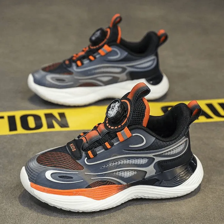 阿童木男童鞋减震软底运动鞋2025秋季款男孩网面透气中大童跑步鞋