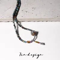 坠链均925银 7in复古店【观南】原创复古手作民族风项链（38+5cm）