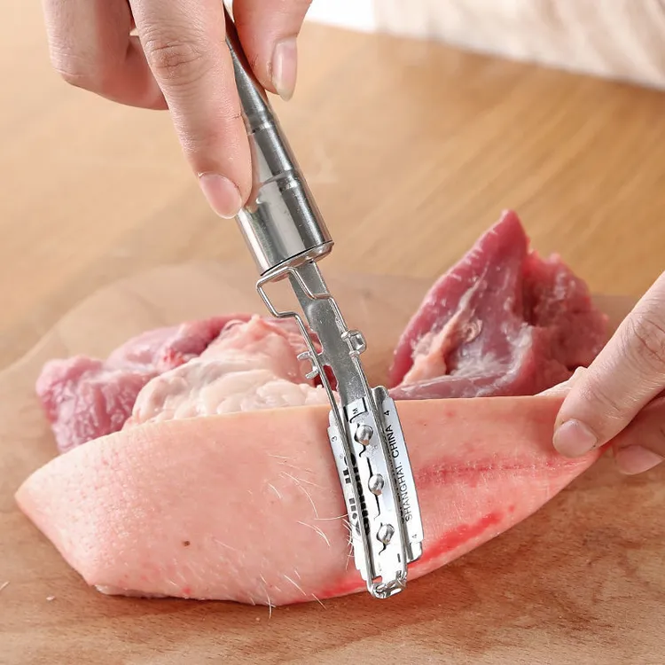 省钱风厨具家用刮毛刀不锈钢刮猪毛刀创意去毛剃毛神器鱼鳞刨